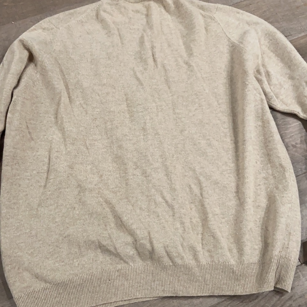 Harrods cream 100% pure cashmere made in Scotland, size L/XL - Picture 6 of 6